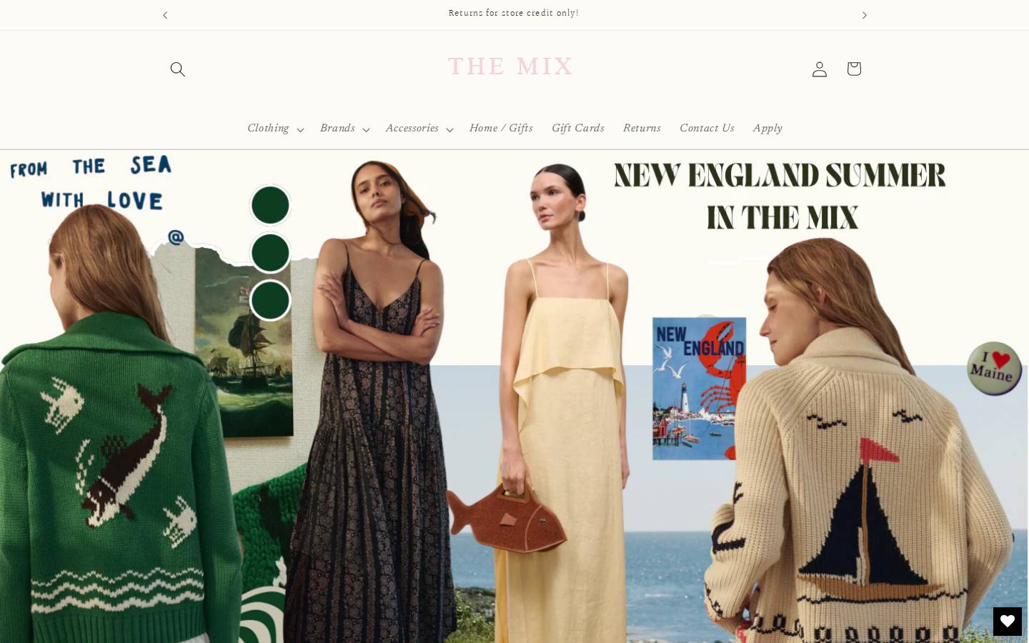 shopatthemix.com homepage screenshot