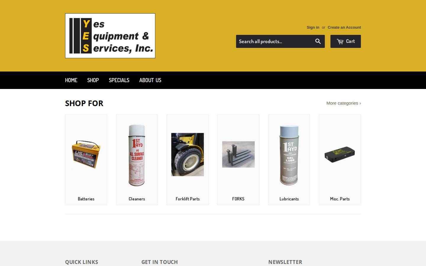 shopatyes.com homepage screenshot