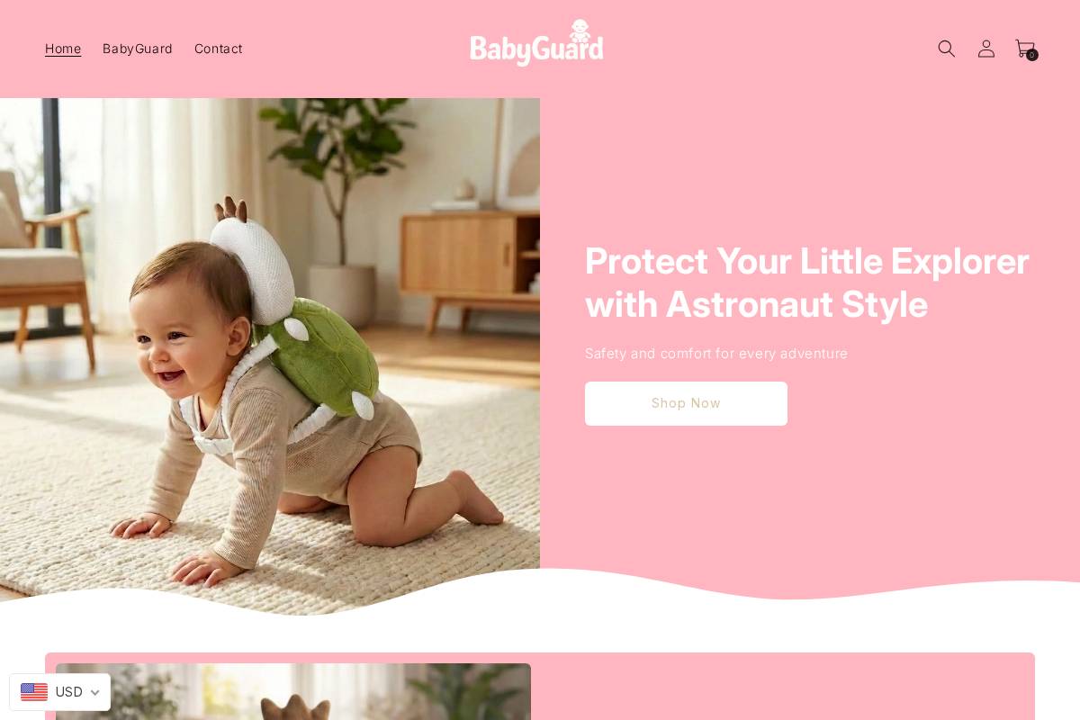 shopbabyguard.com homepage screenshot