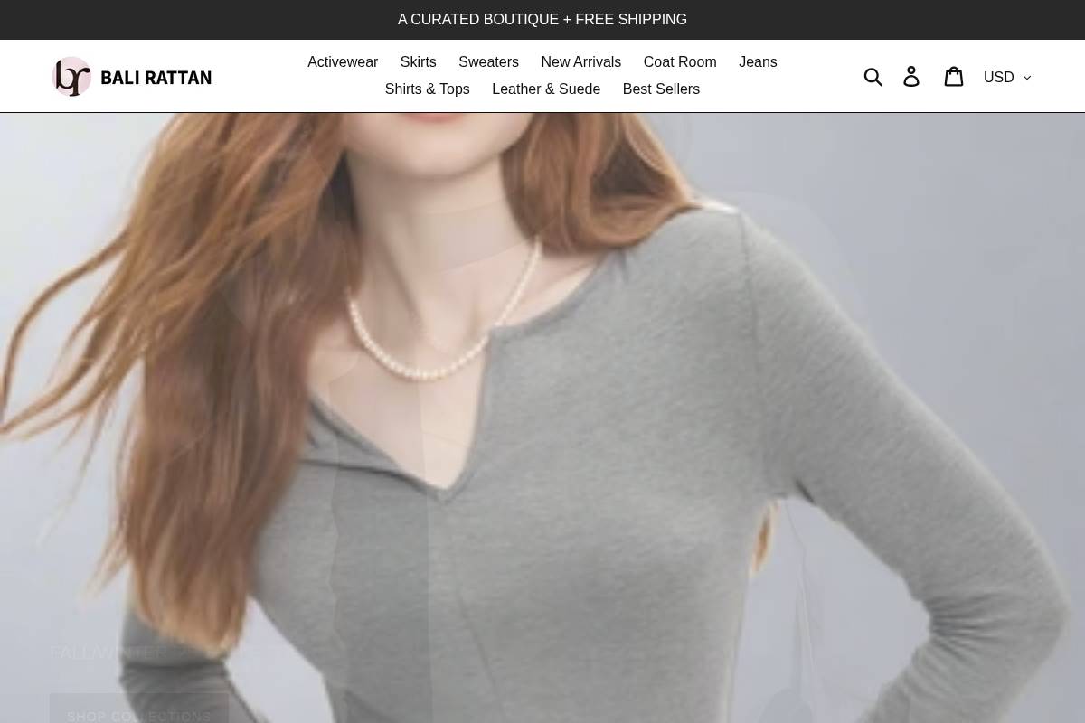 shopbalirattan.com homepage screenshot