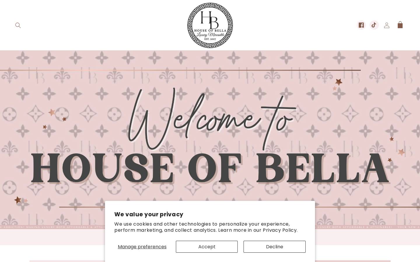 shopbellamadre.com homepage screenshot