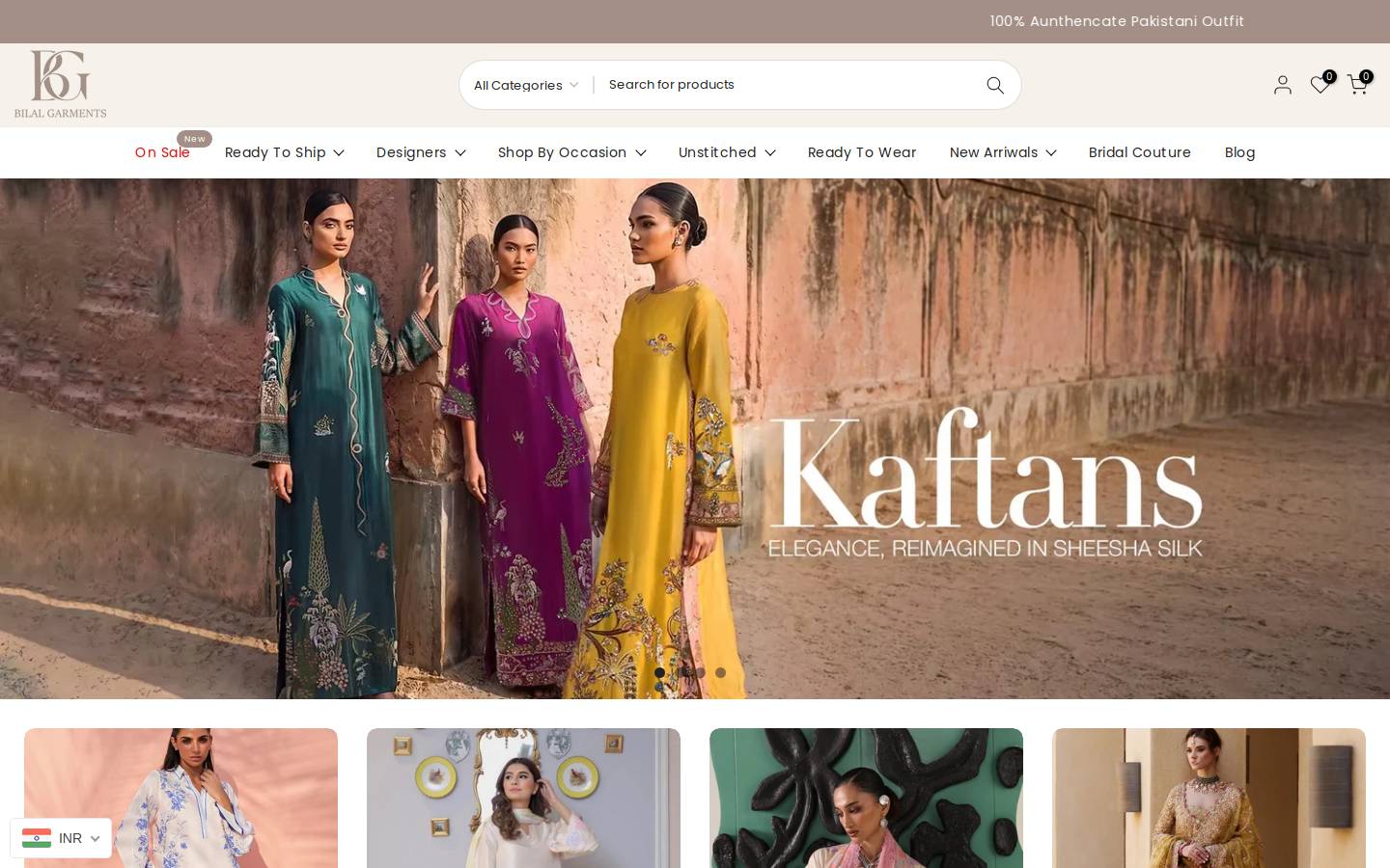 shopbilalgarments.com homepage screenshot