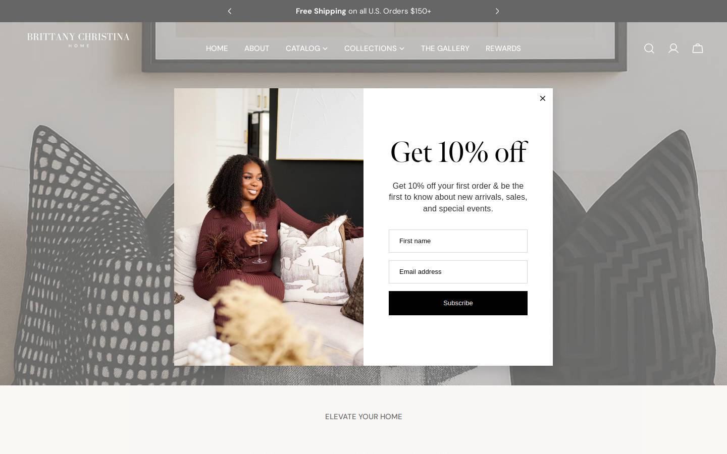 shopbrittanychristina.com homepage screenshot