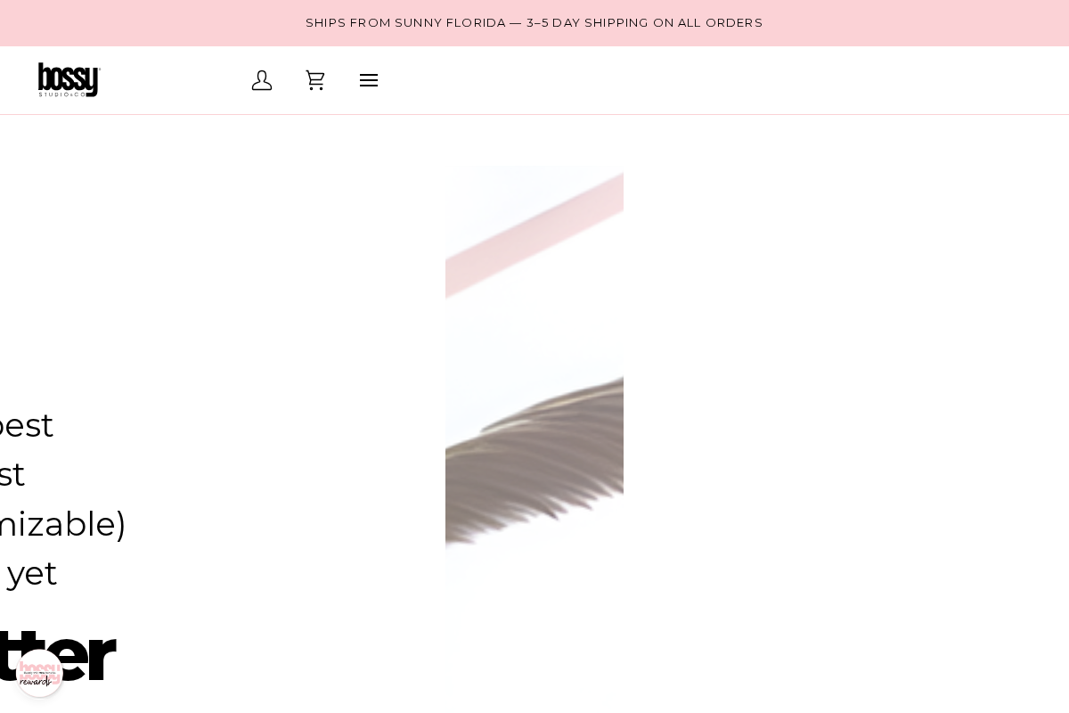 Bossy Studio & Co homepage screenshot