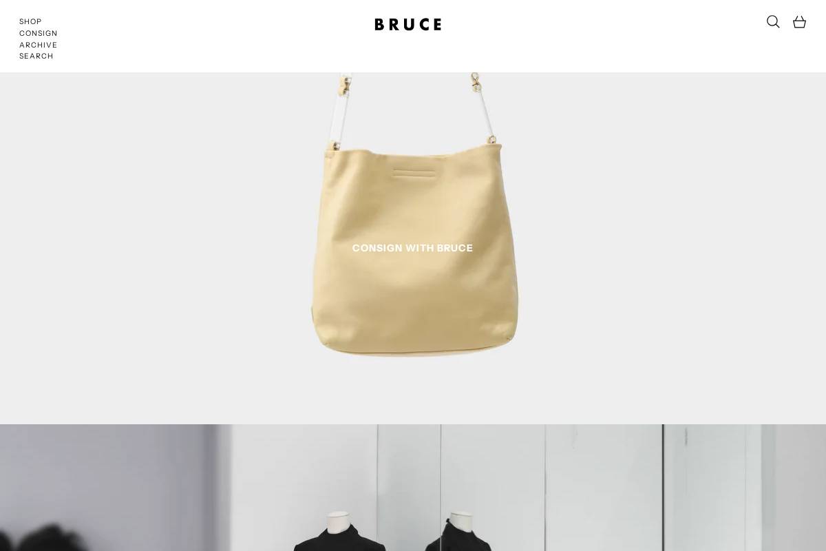 shopbruce.com.au homepage screenshot