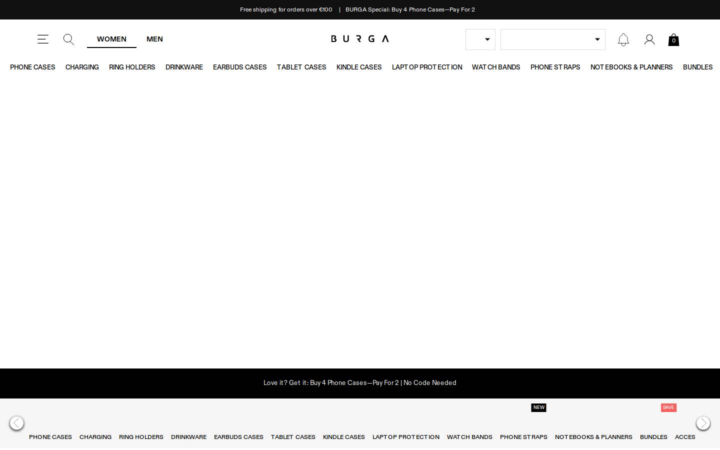 shopburga.com homepage screenshot