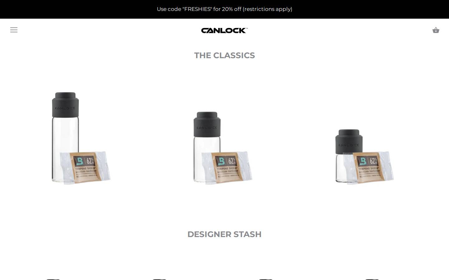 shopcanlock.com homepage screenshot