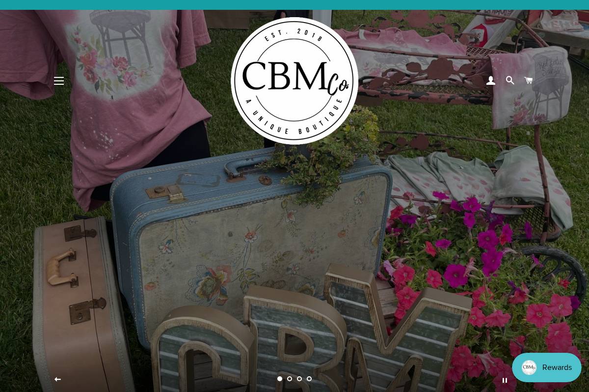 shopcbm.com homepage screenshot