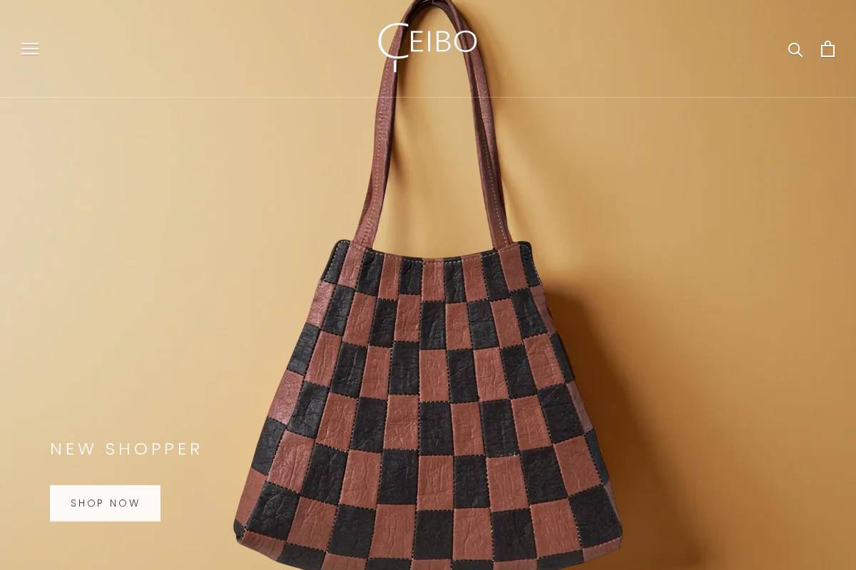 shopceibo.com homepage screenshot