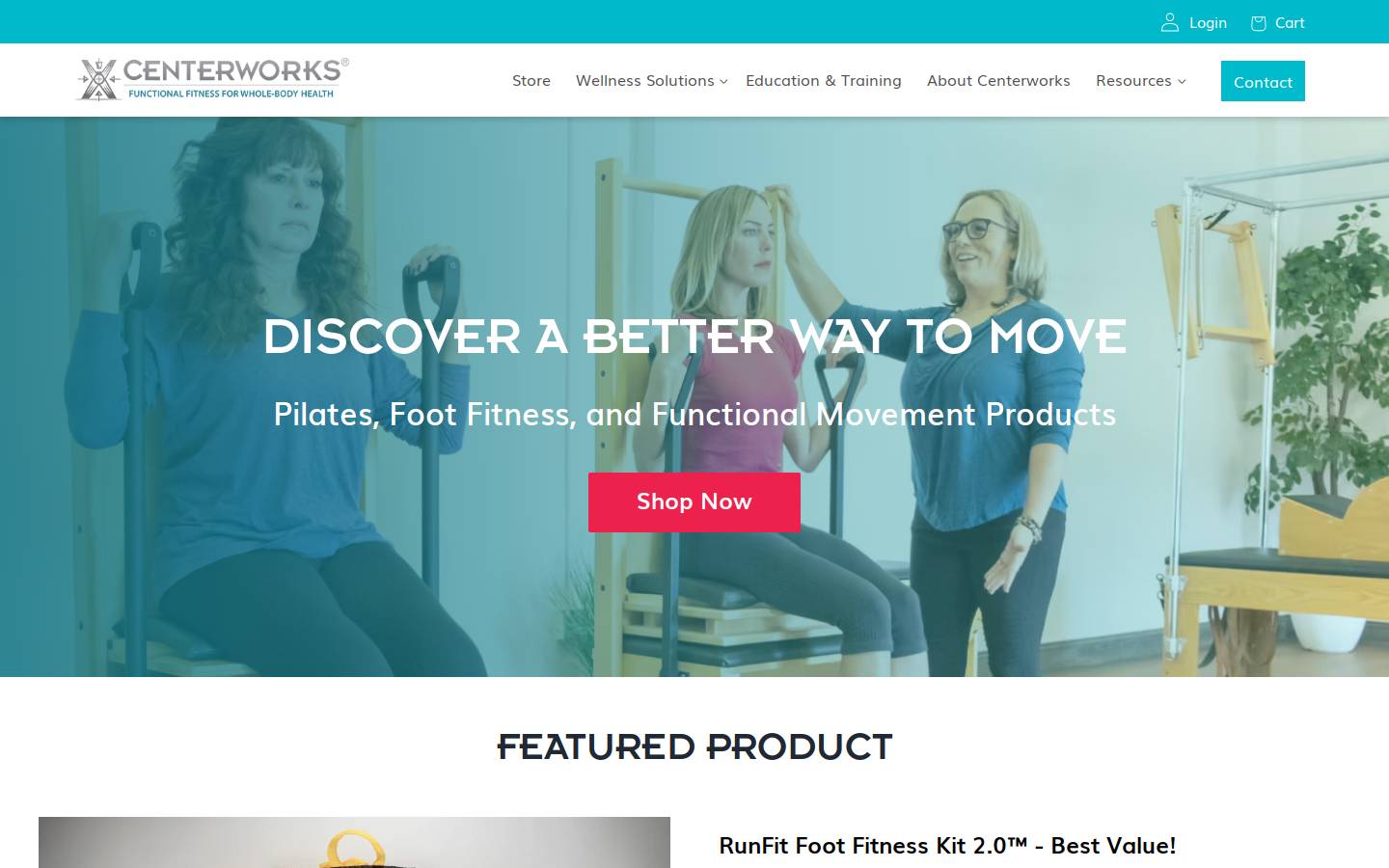 shopcenterworks.com homepage screenshot