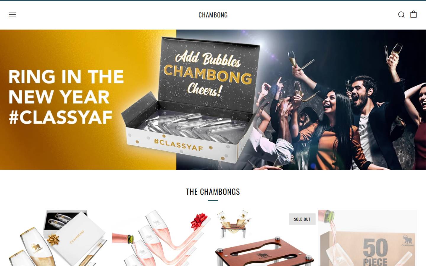 shopchambong.com homepage screenshot