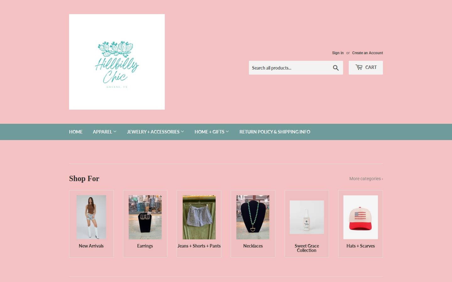 shopchictx.com homepage screenshot