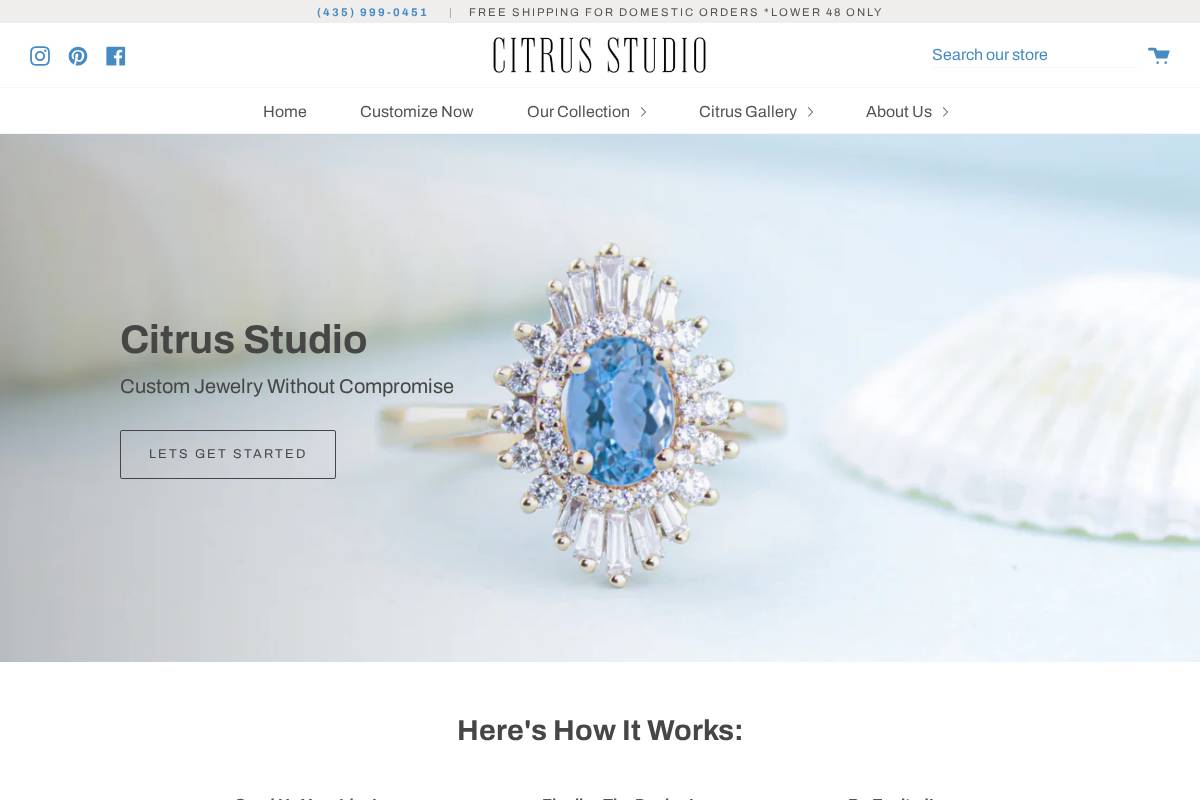 shopcitrusstudio.com homepage screenshot
