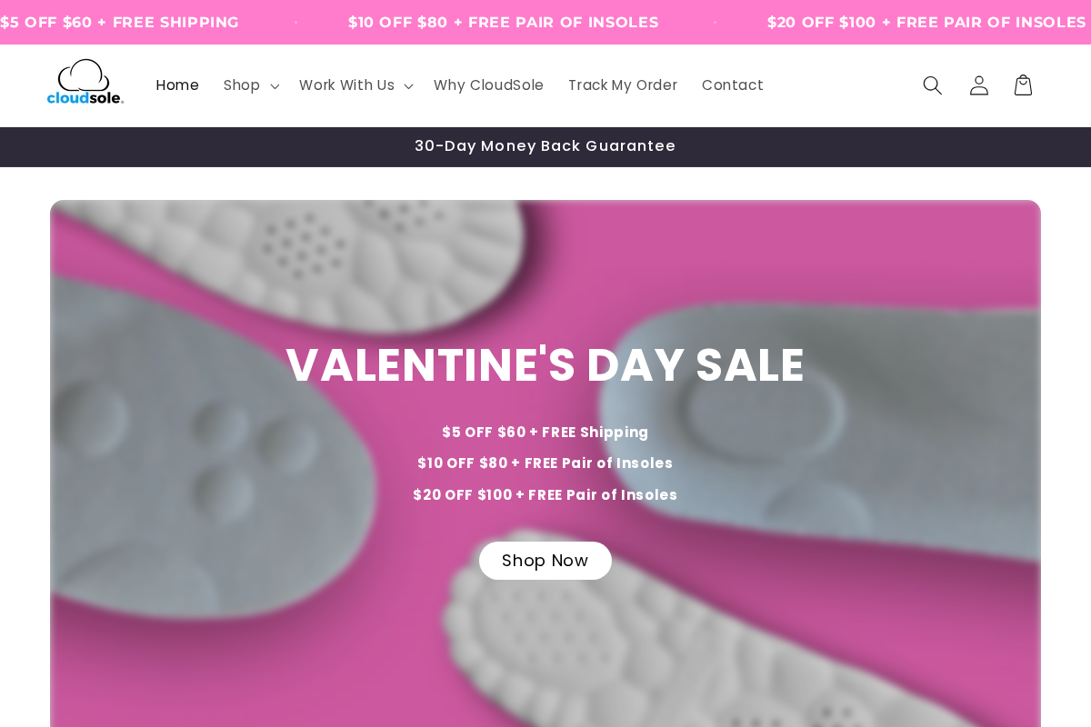 Shopcloudsole homepage screenshot