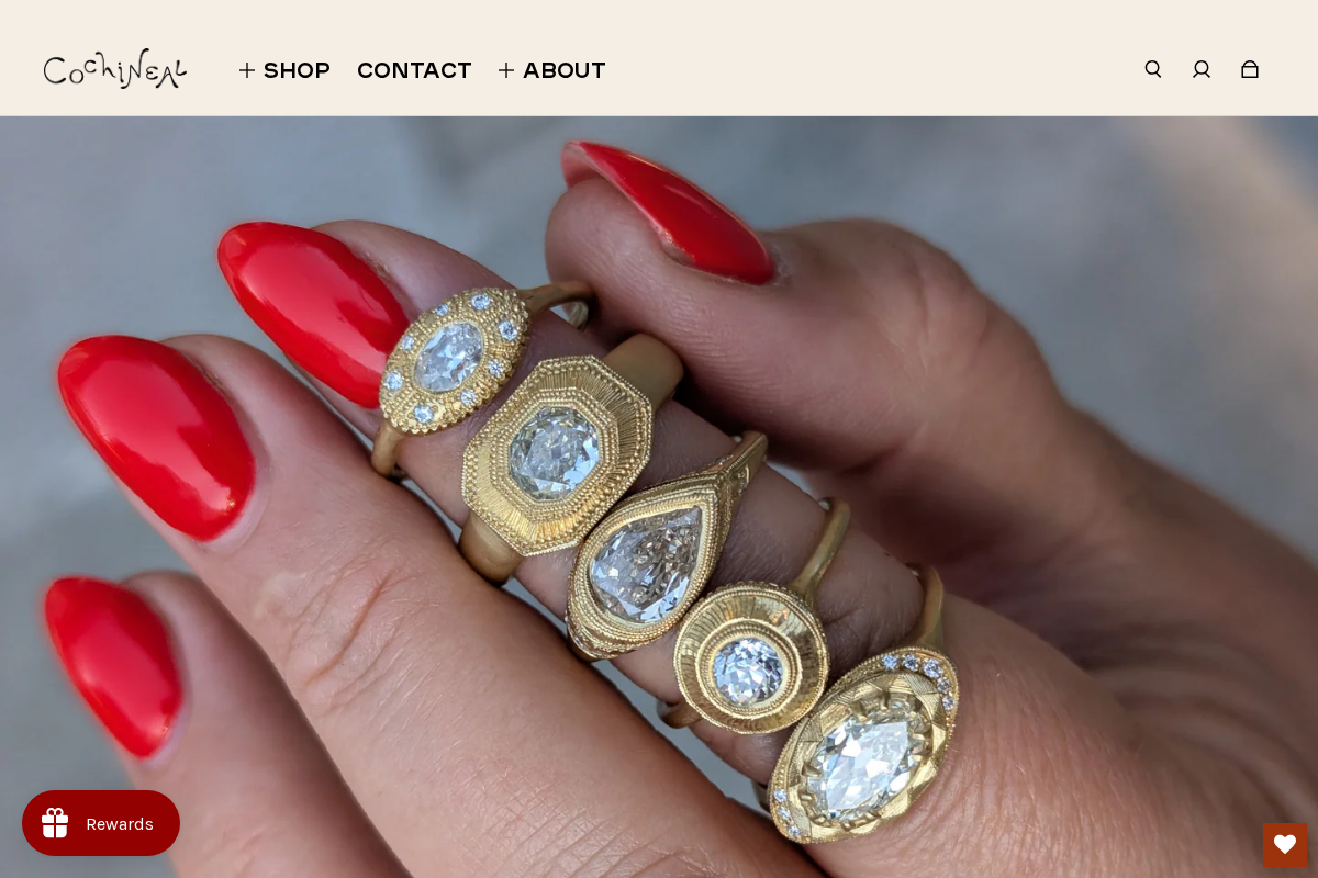 shopcochineal.com homepage screenshot