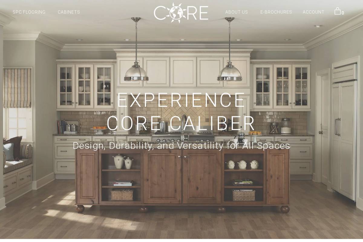 shopcoreconcepts.com homepage screenshot