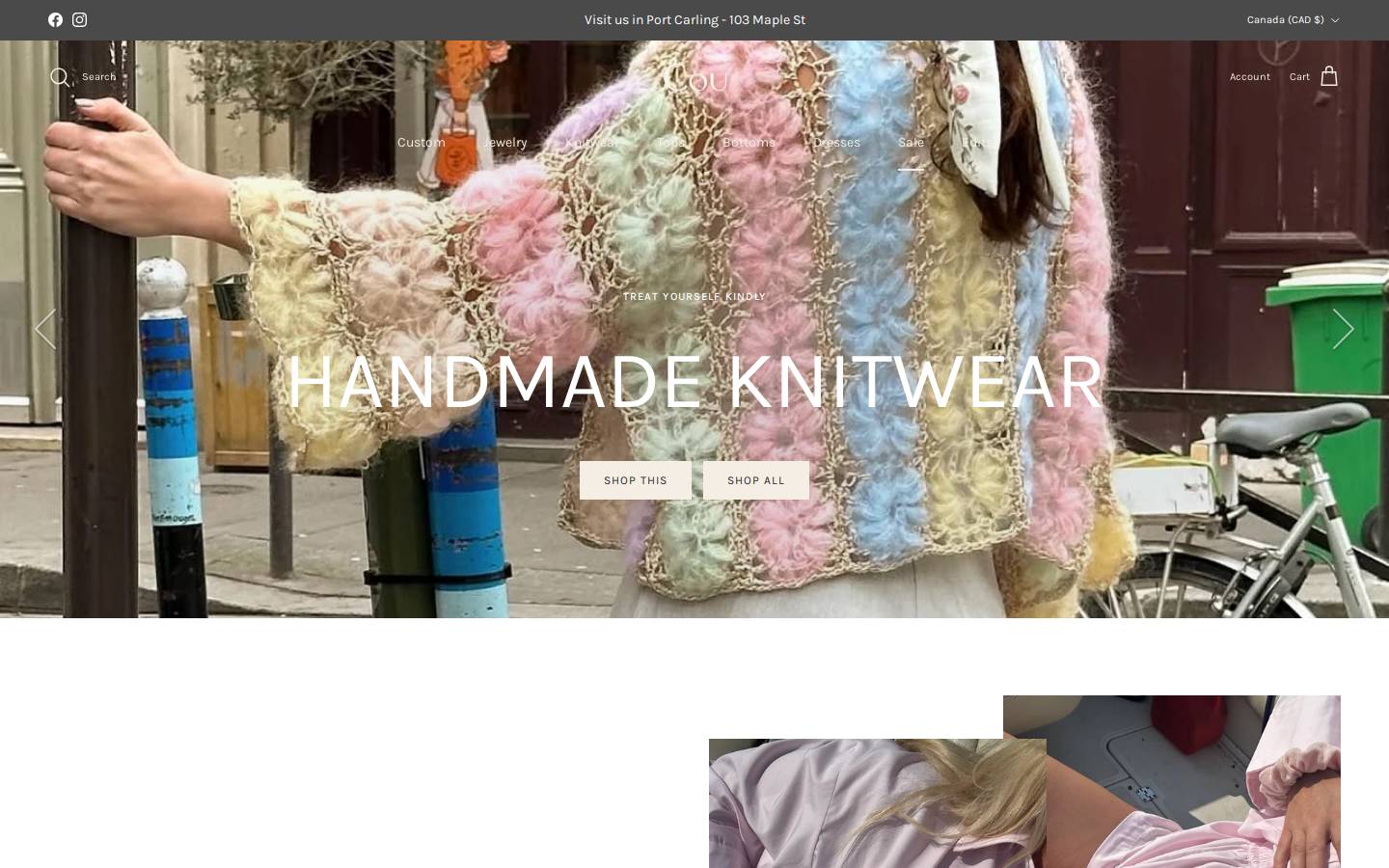 shopcou.ca homepage screenshot