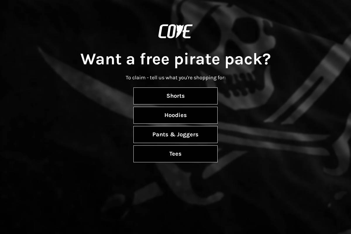 Shopcoveusa homepage screenshot