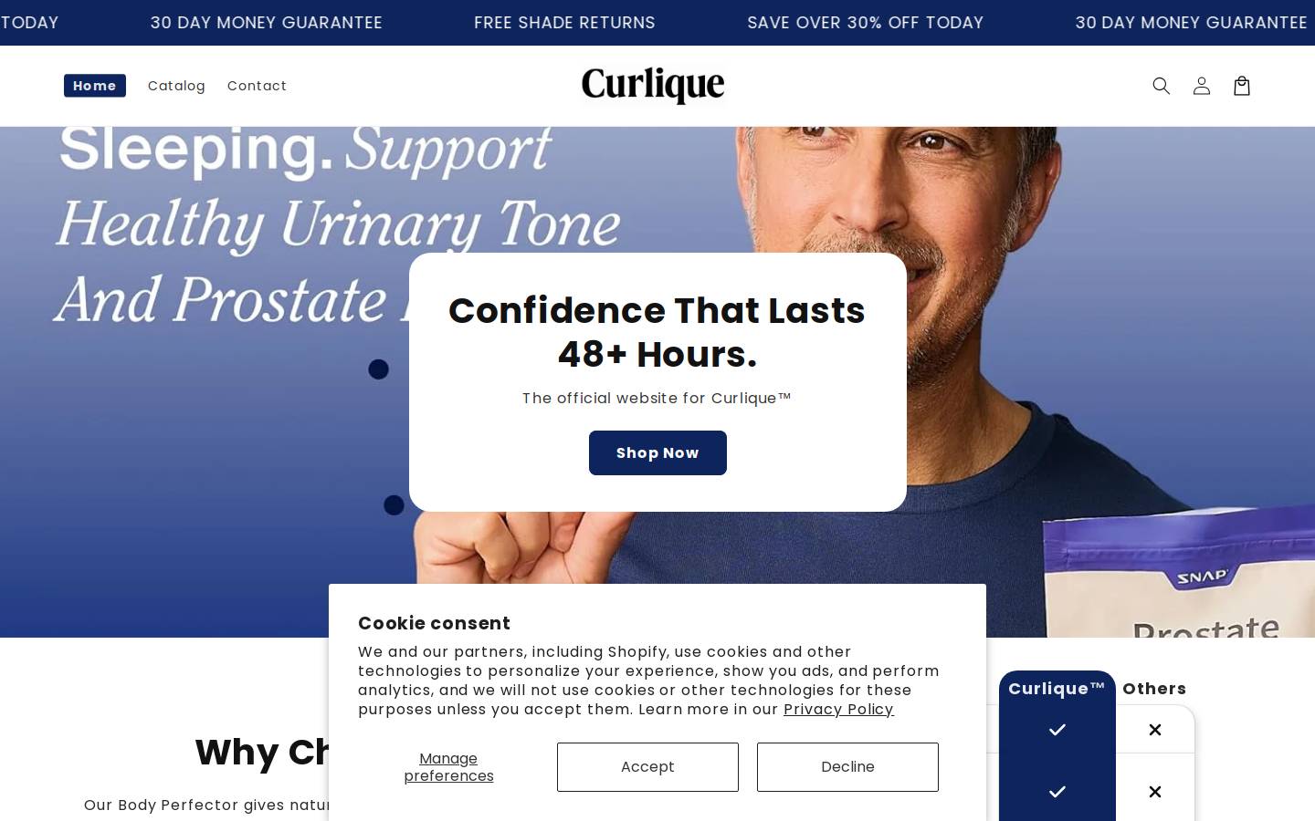 shopcurlique.com homepage screenshot