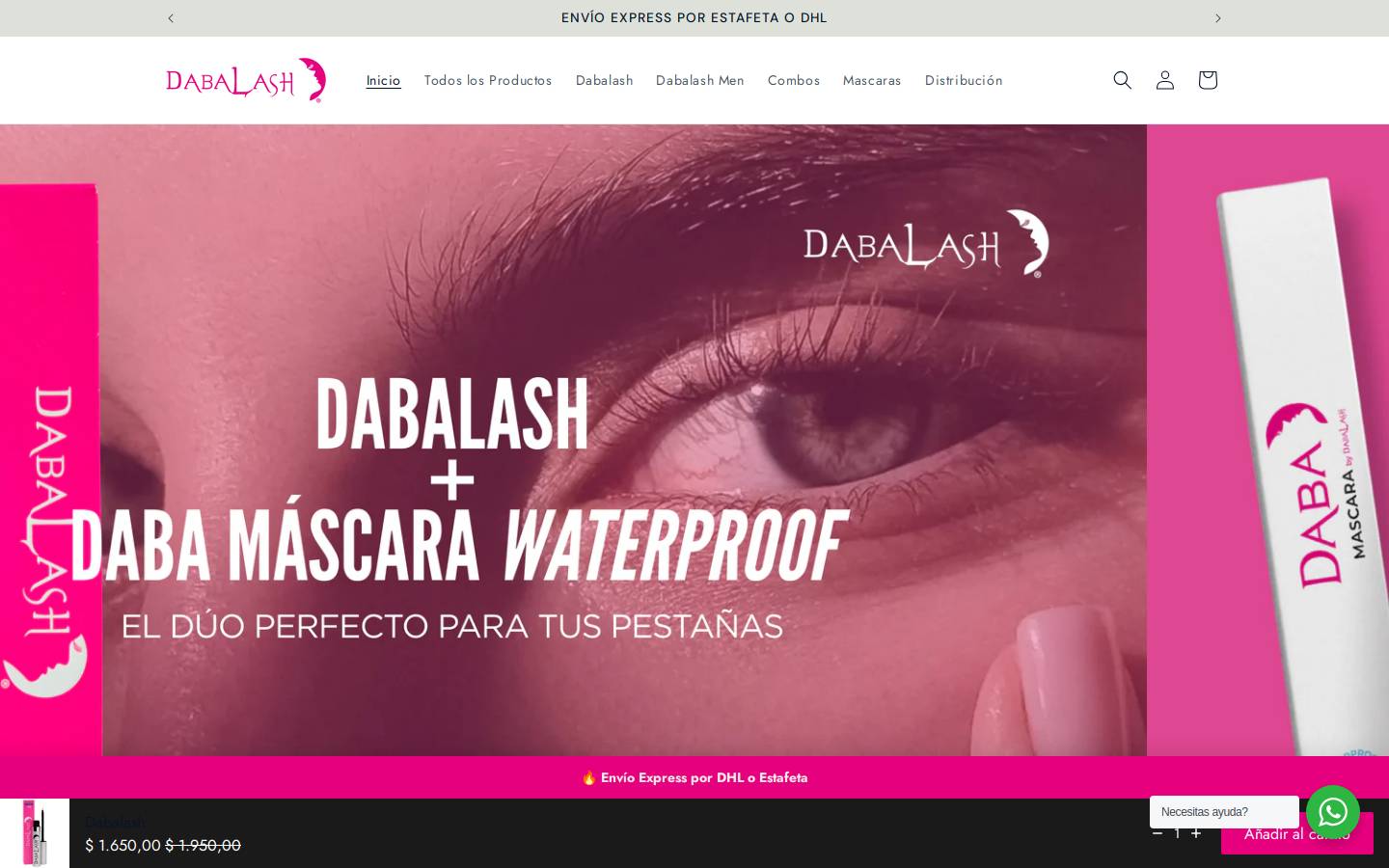 shopdabalash.com homepage screenshot