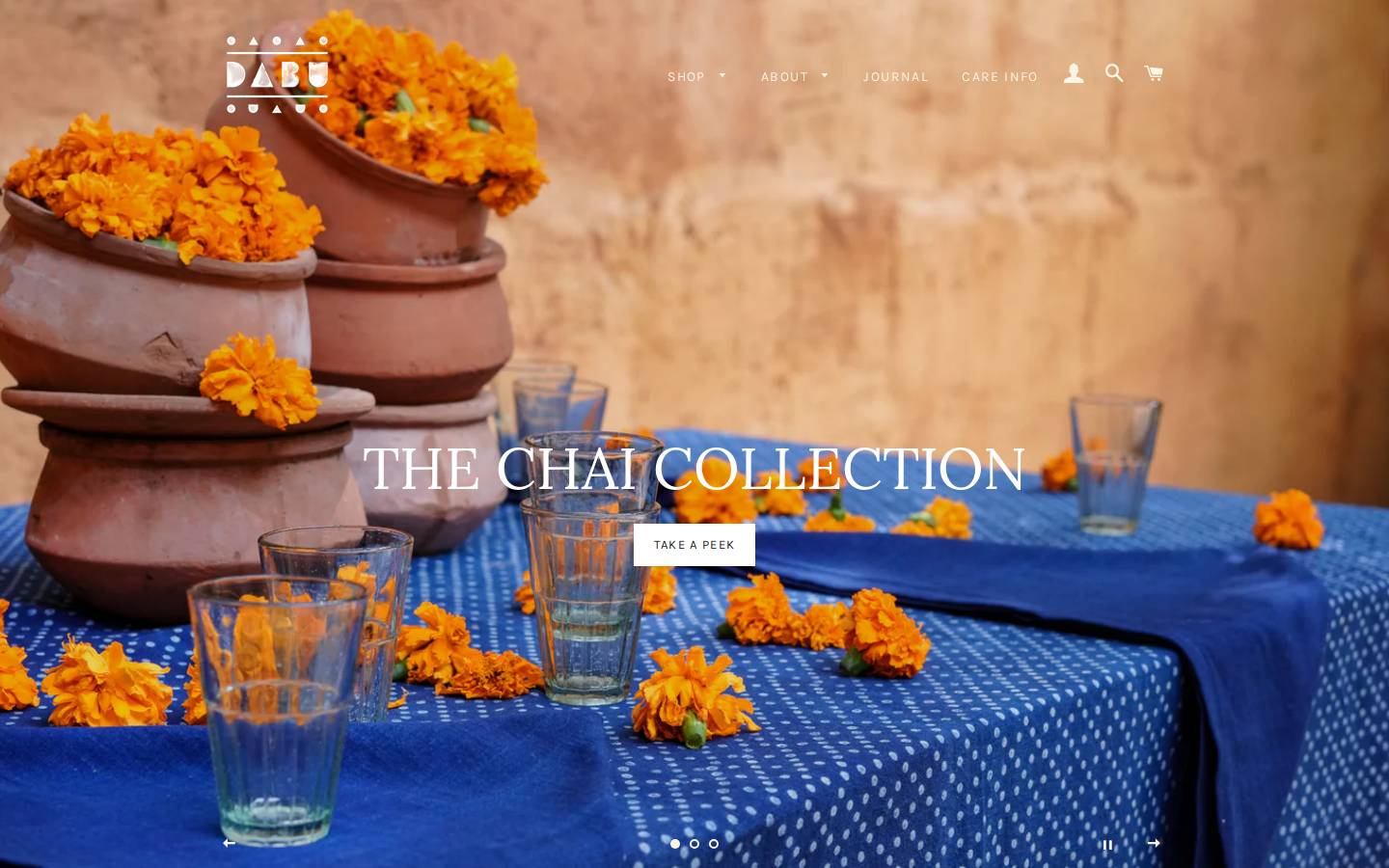 shopdabu.com homepage screenshot