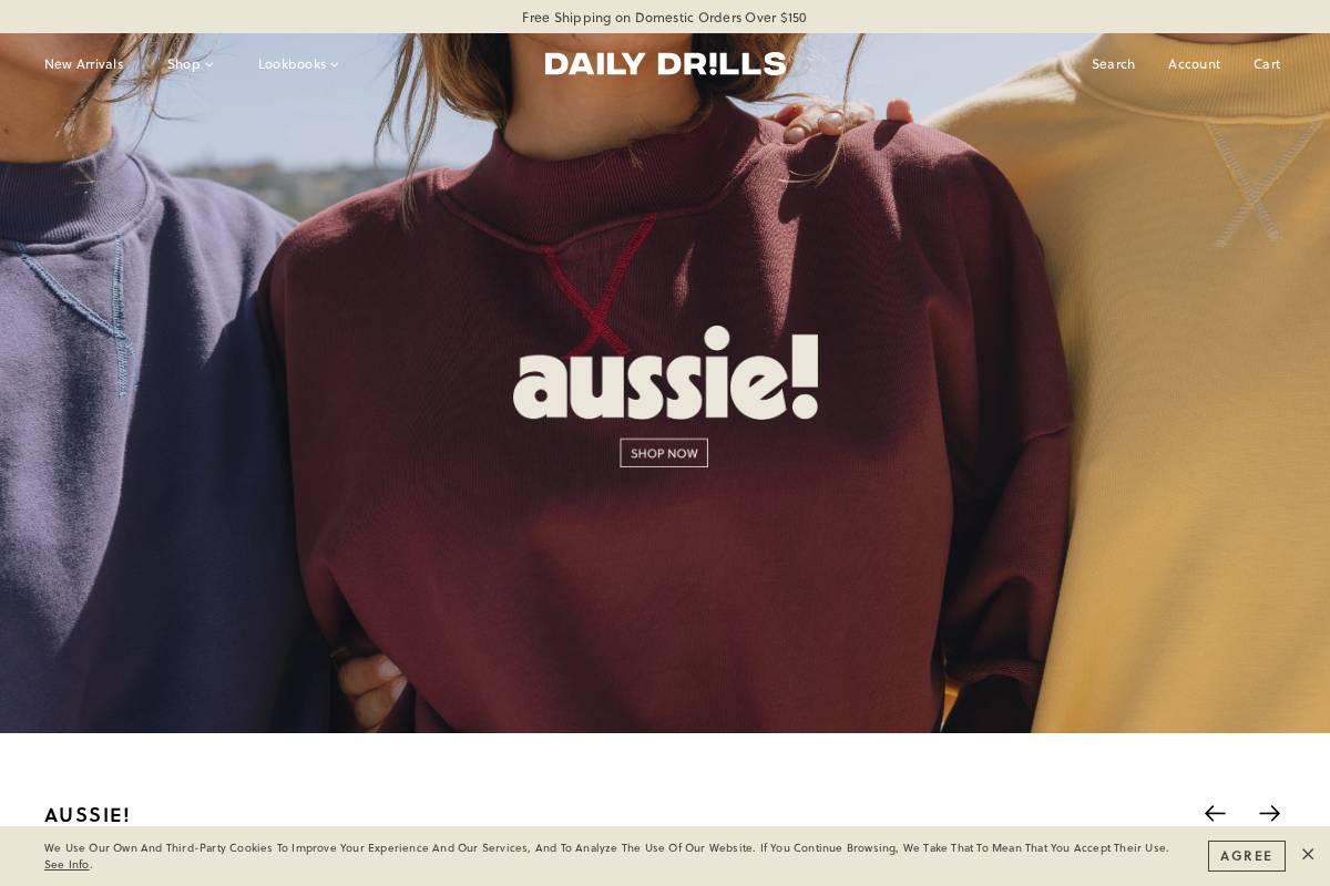 shopdailydrills.com homepage screenshot