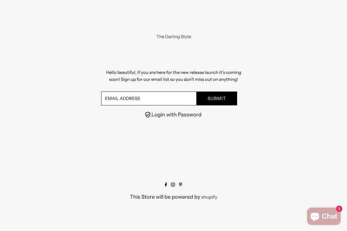 shopdarlingstyle.com homepage screenshot