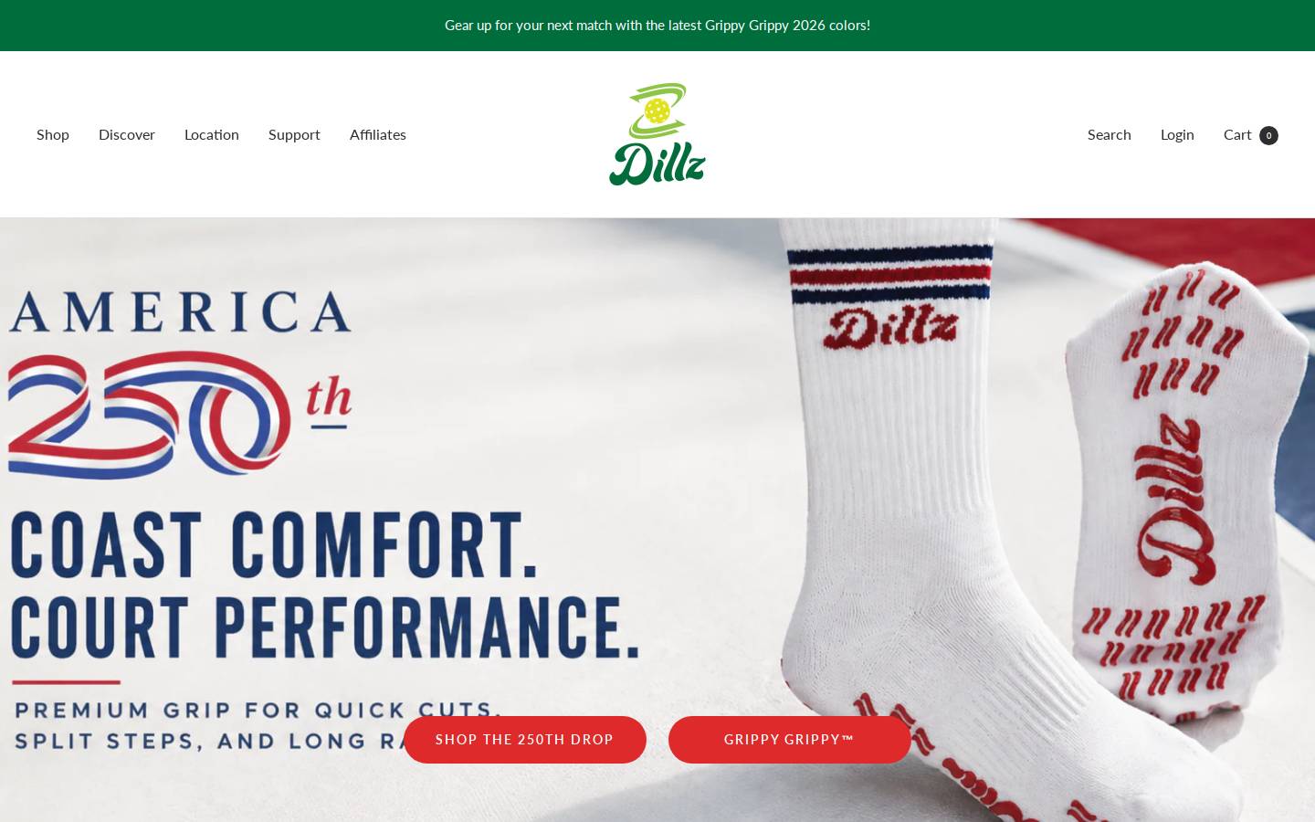 shopdillz.com homepage screenshot