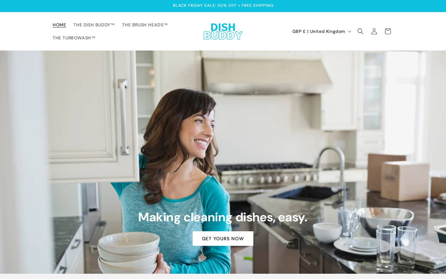 shopdishbuddy.com homepage screenshot