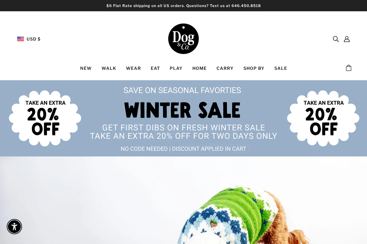DOG & CO. homepage screenshot