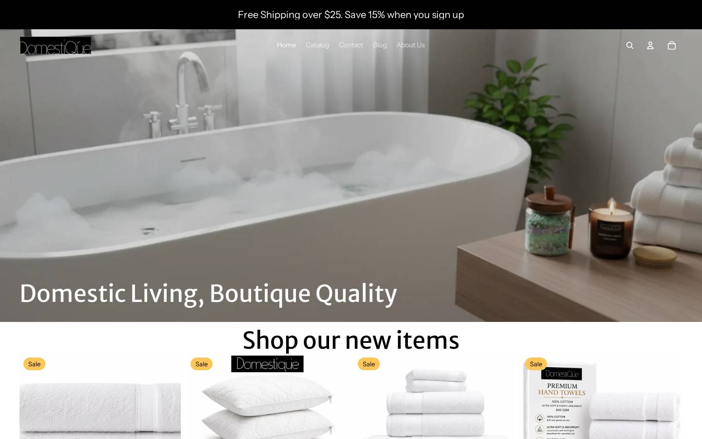 shopdomestique.com homepage screenshot