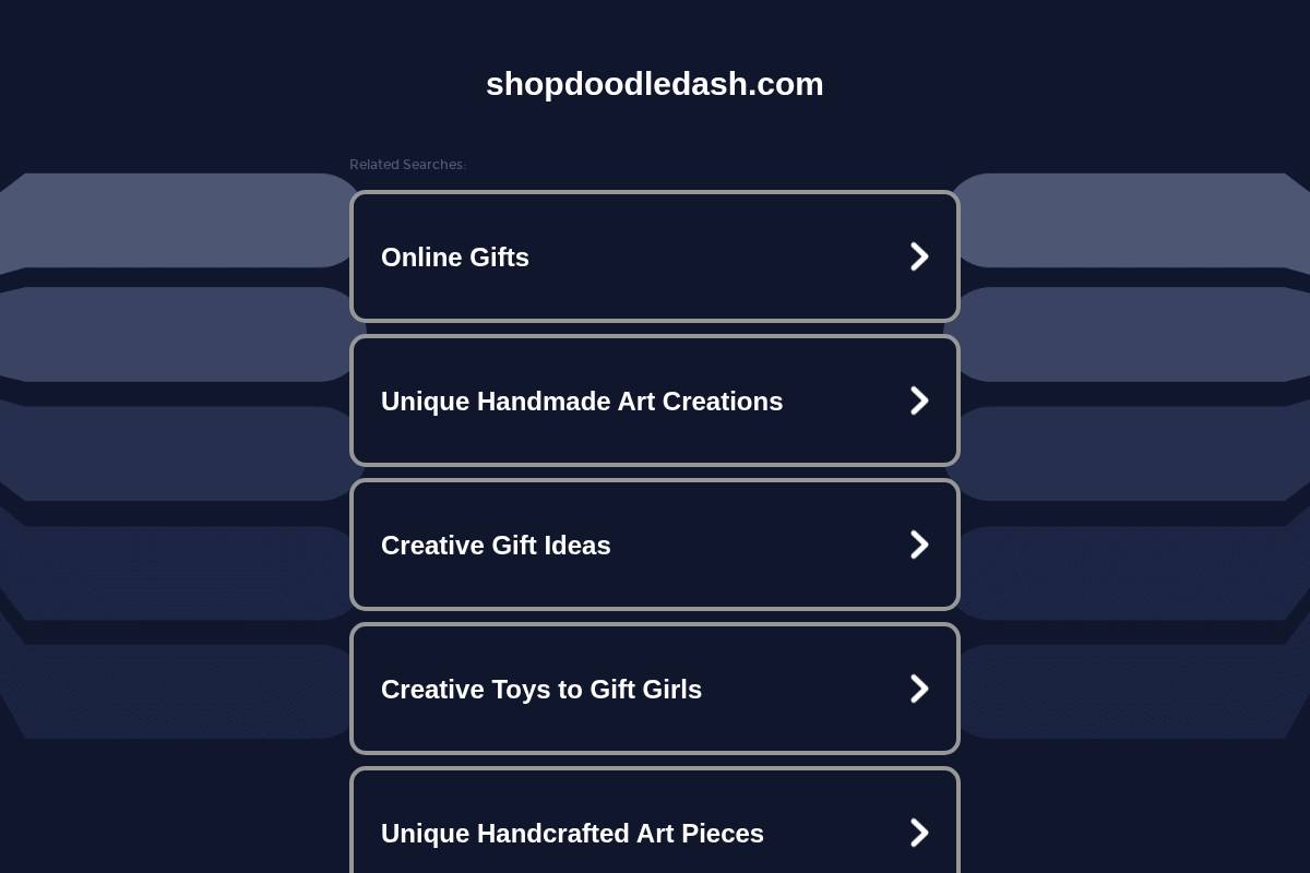 shopdoodledash.com homepage screenshot
