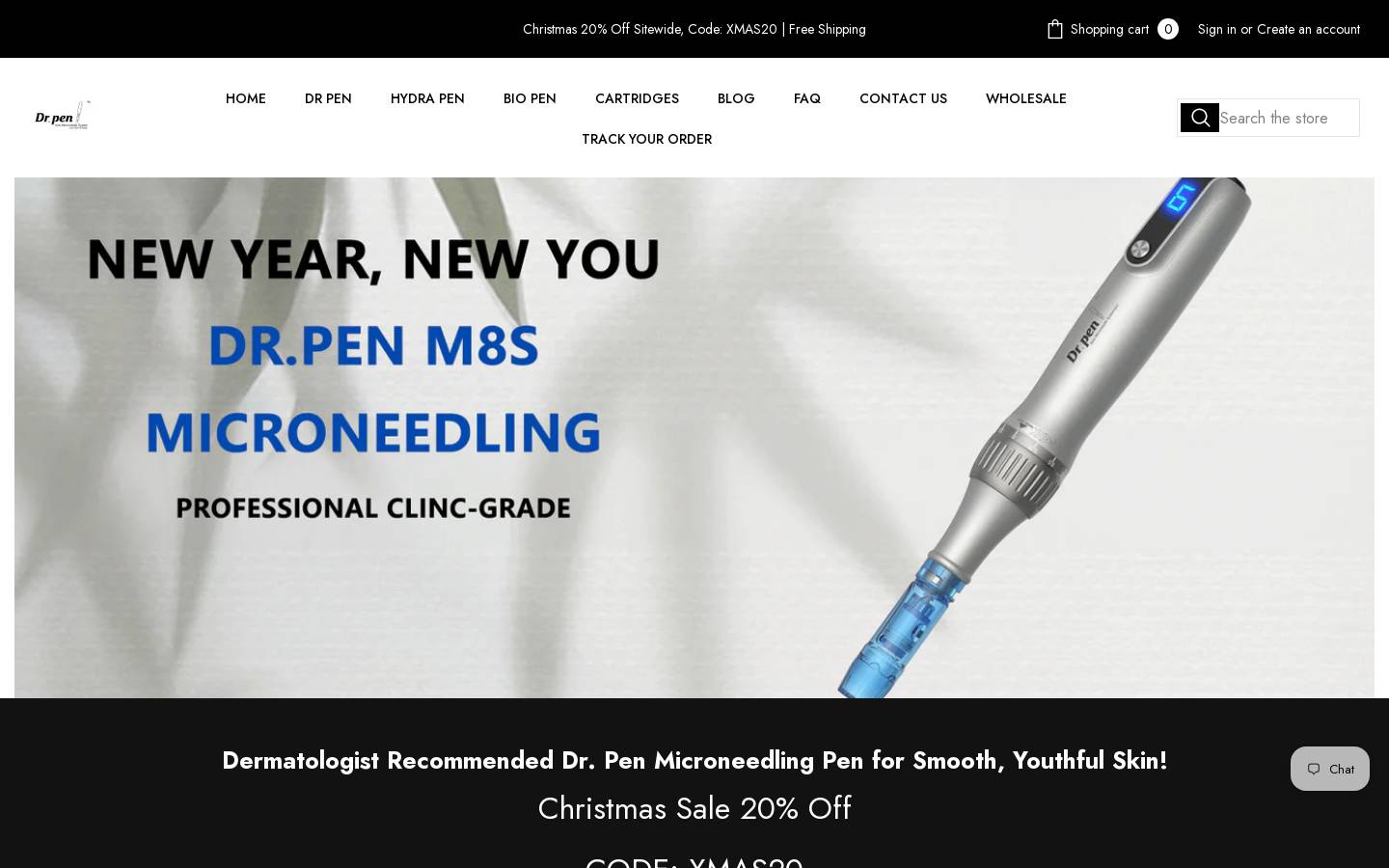 shopdrpen.com homepage screenshot