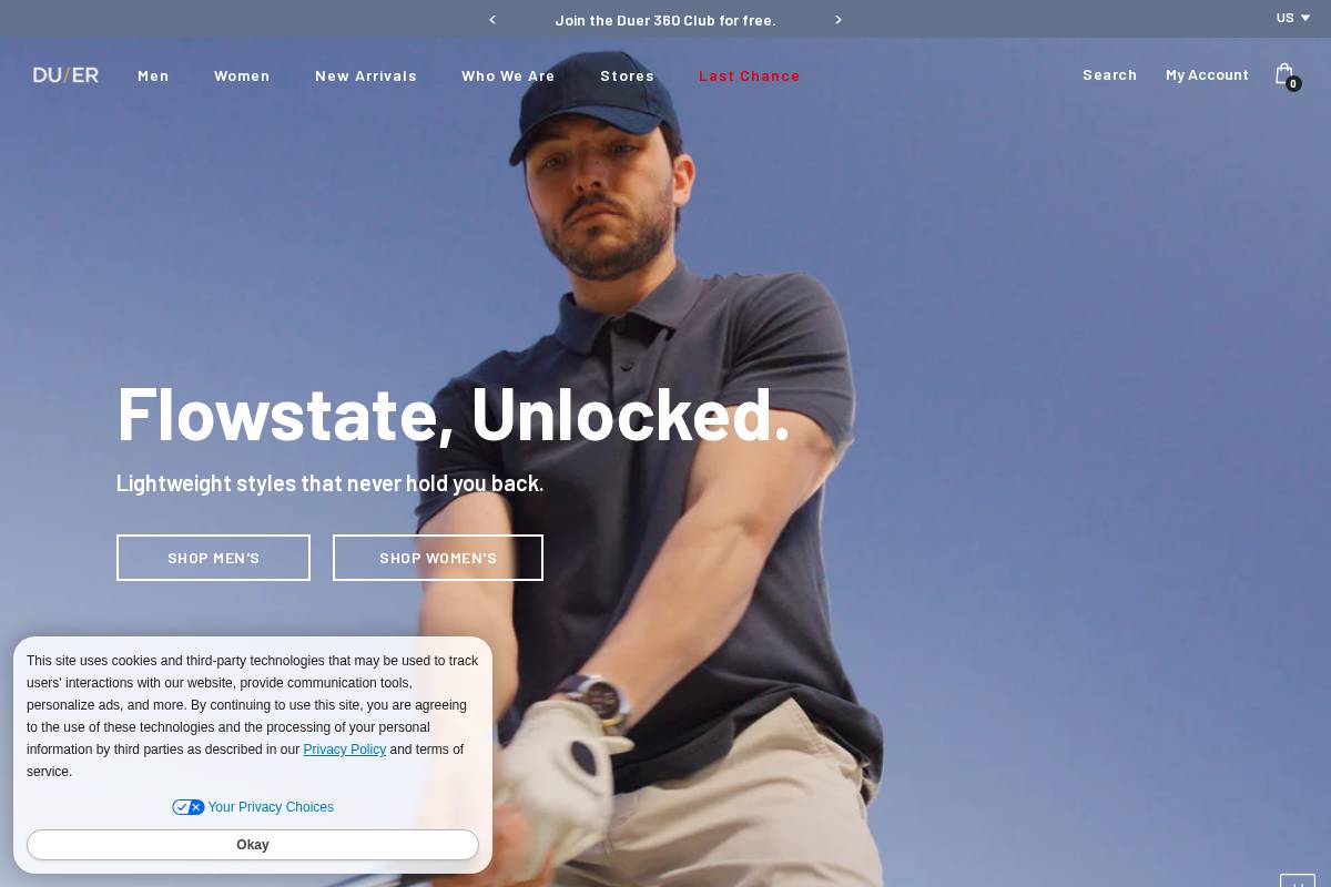 Shopduer homepage screenshot