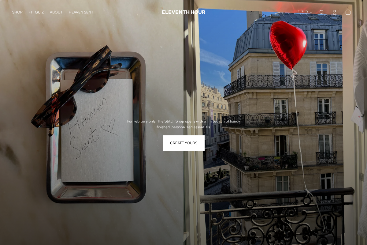 shopeleventh.com homepage screenshot