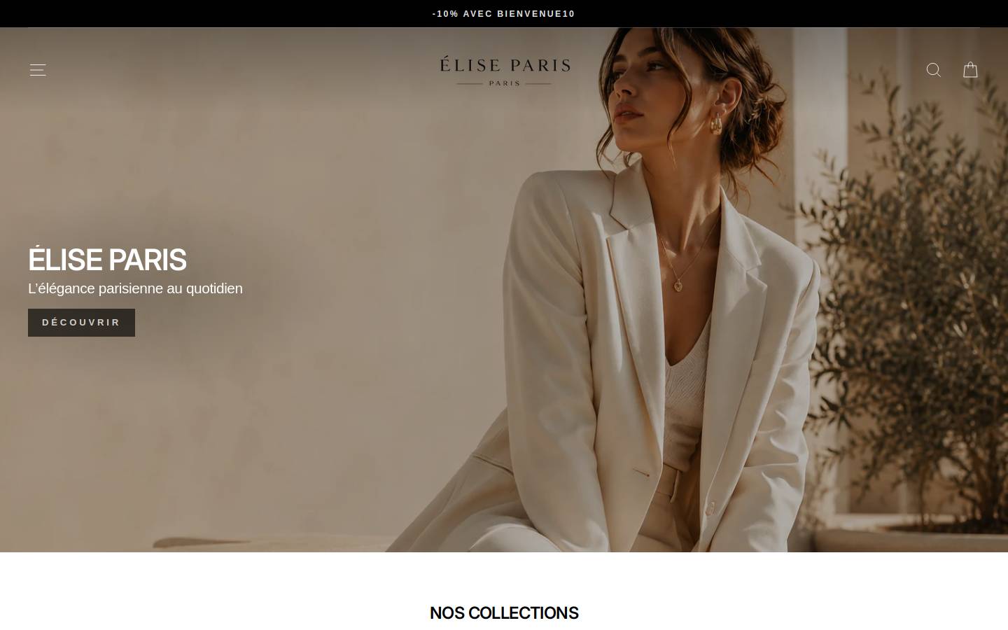 shopeliseparis.com homepage screenshot