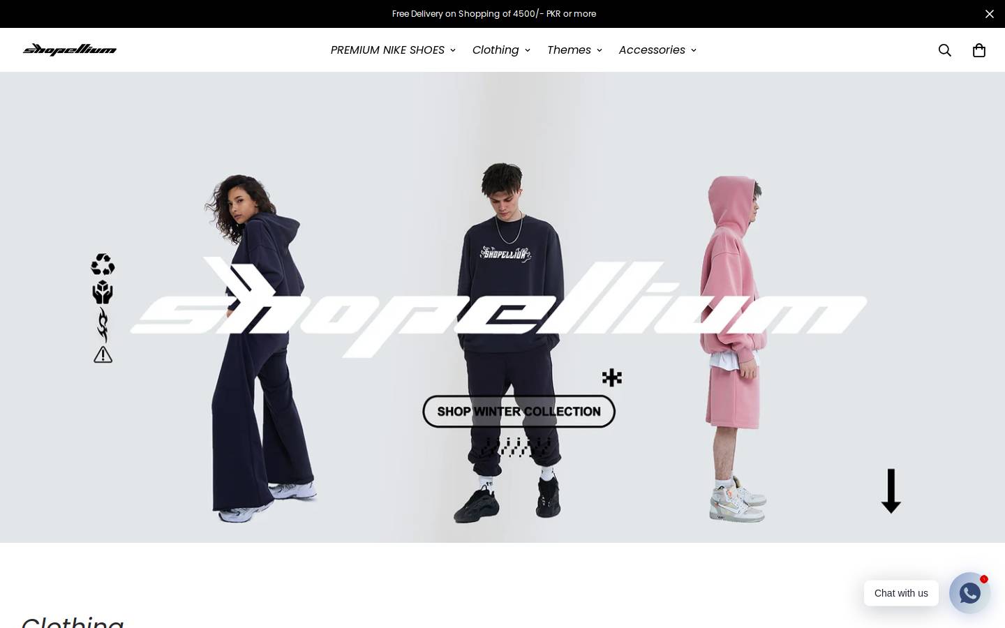 shopellium.com homepage screenshot