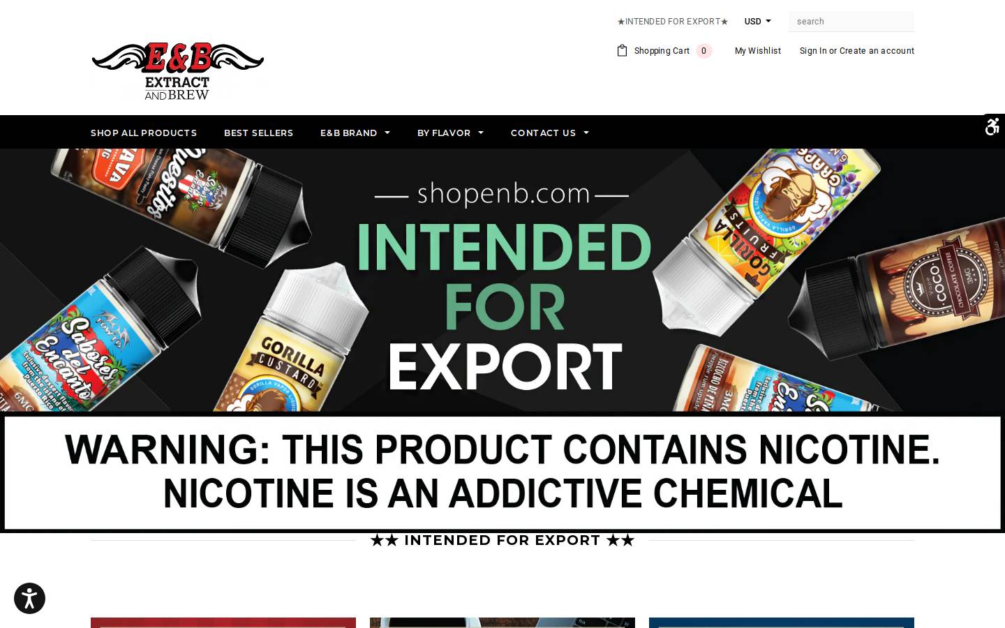 shopenb.com homepage screenshot