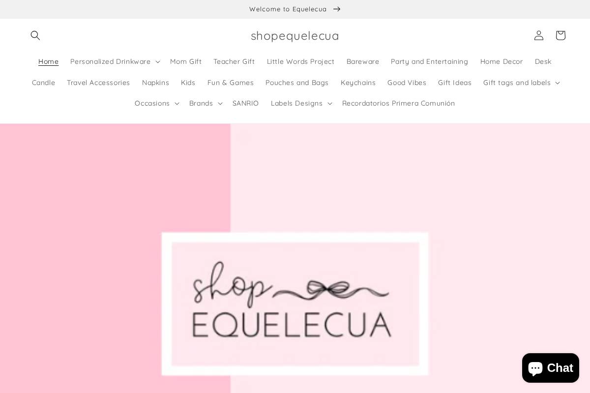 shopequelecua.com homepage screenshot