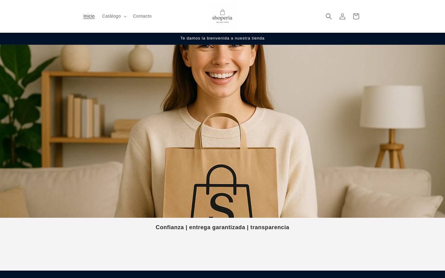 shoperia.co homepage screenshot