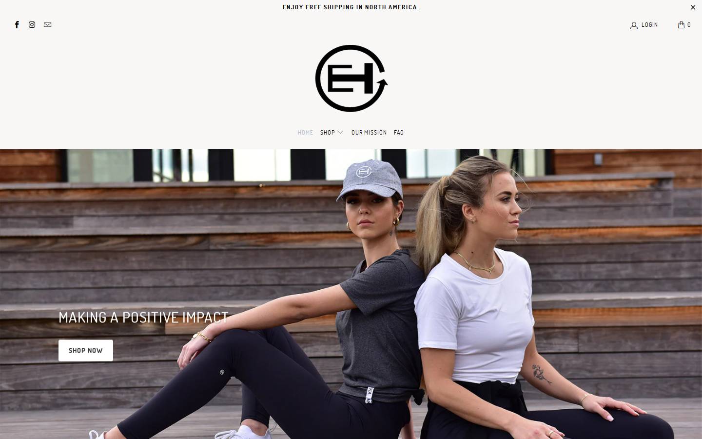 shoperikaharvey.com homepage screenshot