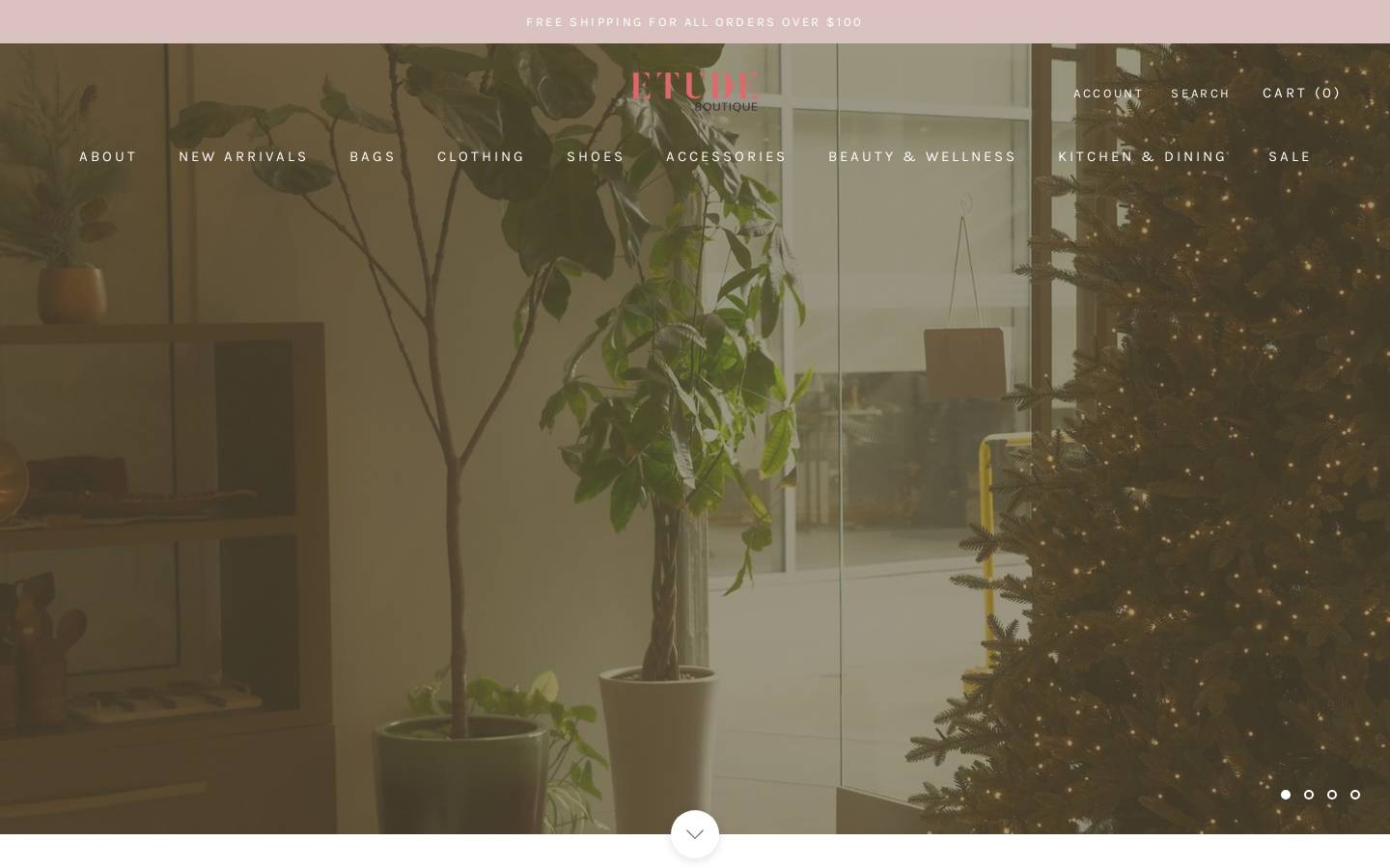 shopetudeboutique.com homepage screenshot