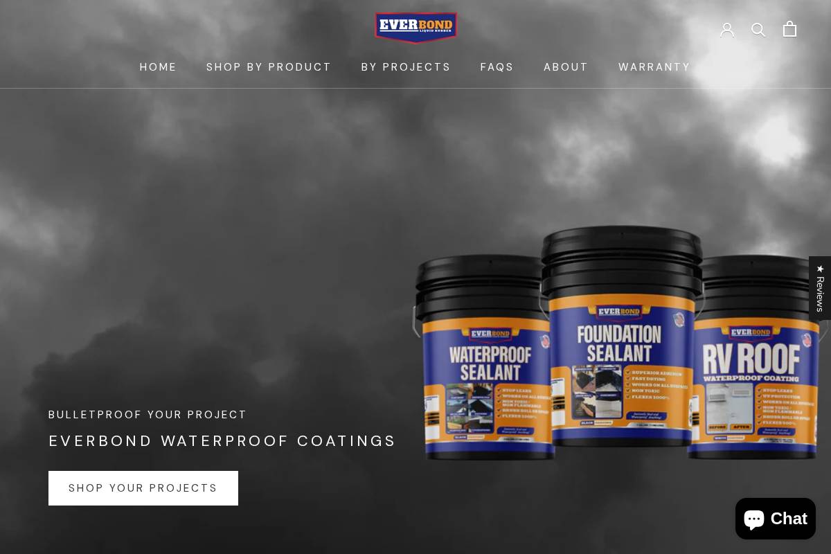 shopeverbond.com homepage screenshot