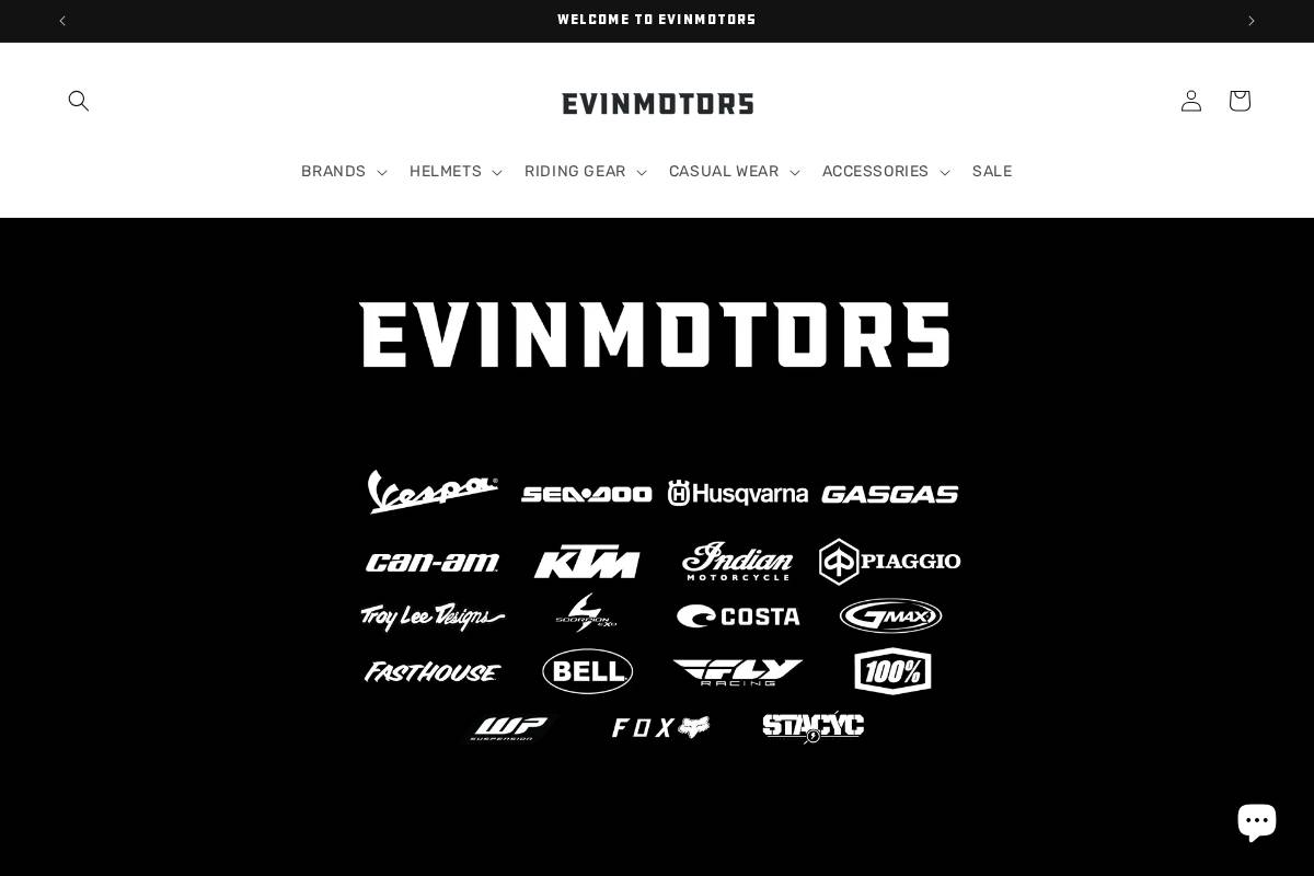 Evinmotors PR homepage screenshot