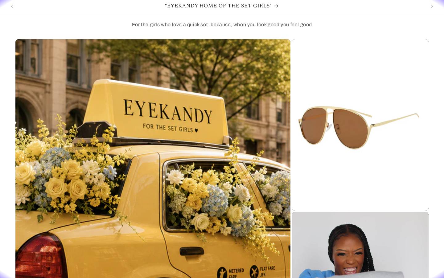 shopeyekandy.com homepage screenshot