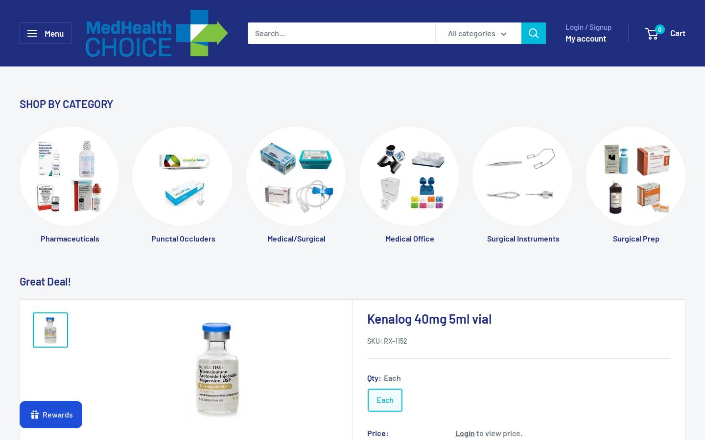 shopeyesupplies.com homepage screenshot