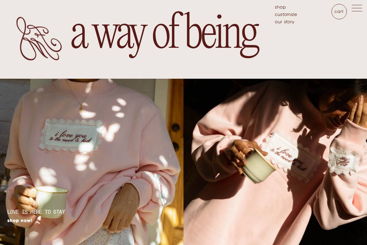 shopfadedmoon.com homepage screenshot