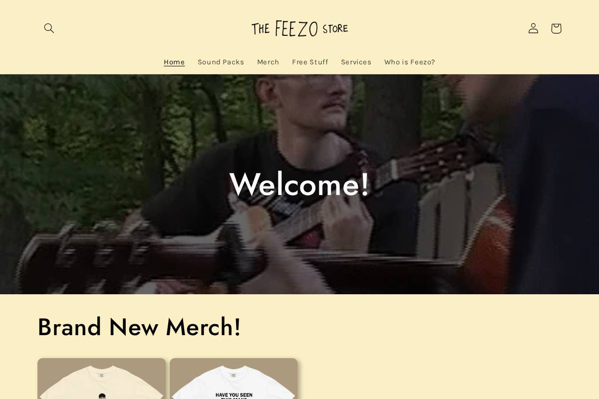 shopfeezo.com homepage screenshot