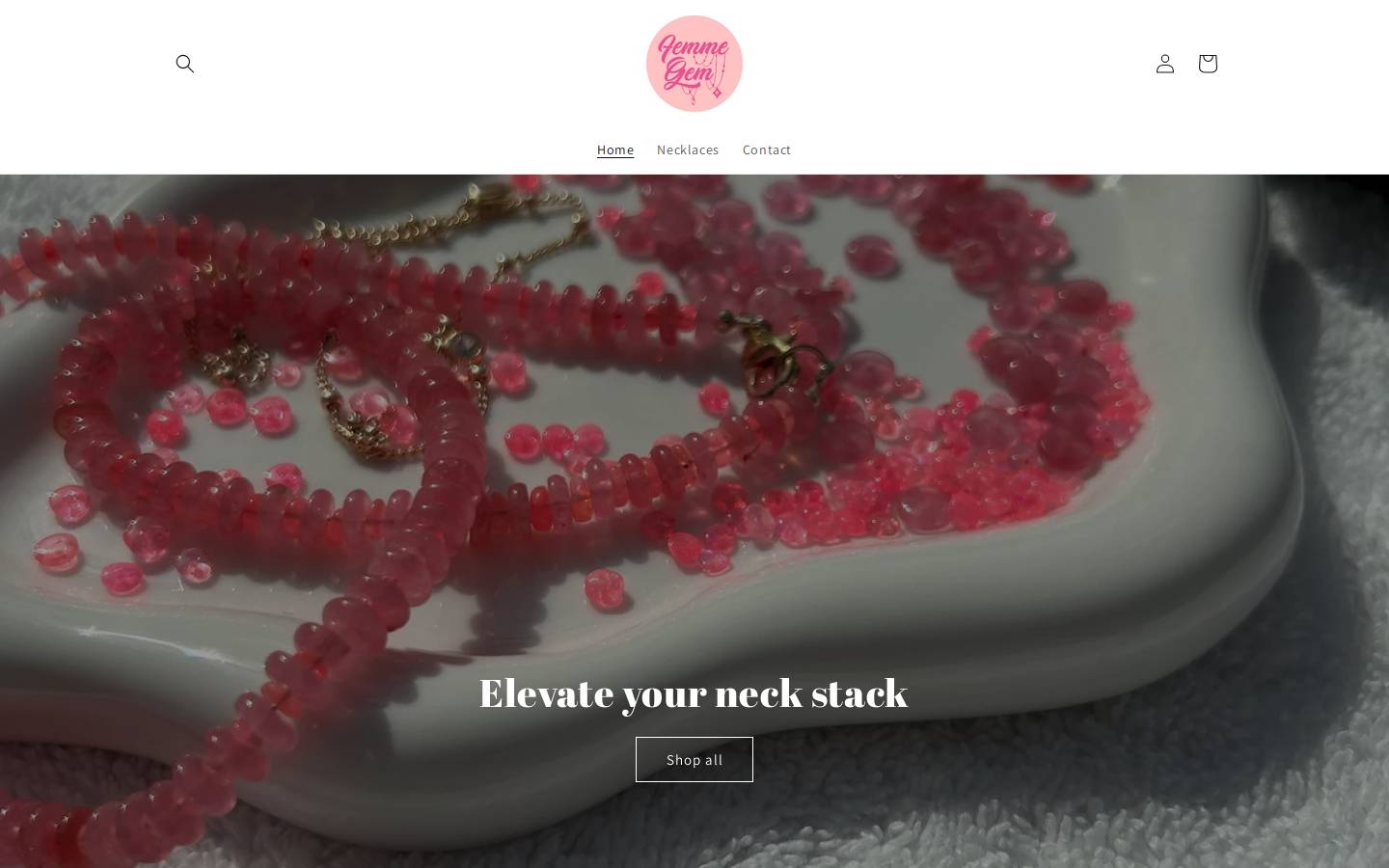 shopfemmegem.com homepage screenshot