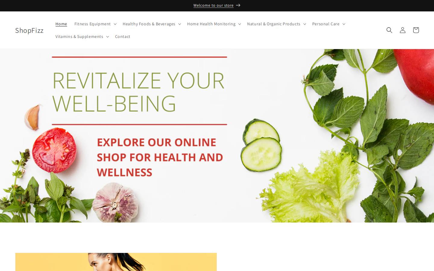 shopfizz.org homepage screenshot